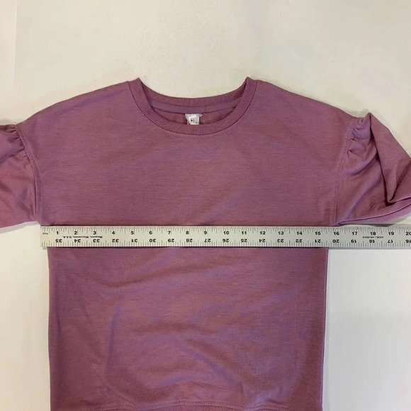 90 Degree by Reflex Girls Crew Neck Long Sleeve Pullover Sweatshirt Size M NWOT - Picture 8 of 10